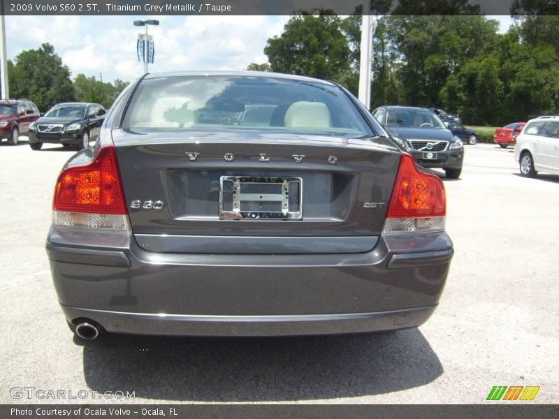 Titanium Grey Metallic / Taupe 2009 Volvo S60 2.5T