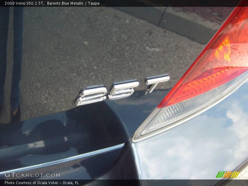Barents Blue Metallic / Taupe 2009 Volvo S60 2.5T