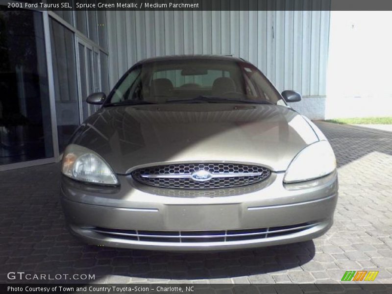 Spruce Green Metallic / Medium Parchment 2001 Ford Taurus SEL