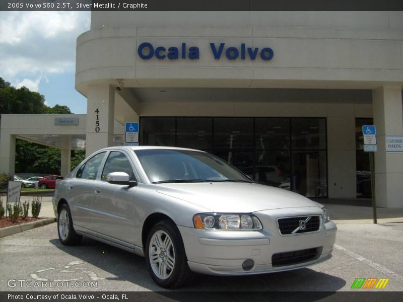 Silver Metallic / Graphite 2009 Volvo S60 2.5T