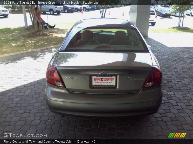 Spruce Green Metallic / Medium Parchment 2001 Ford Taurus SEL