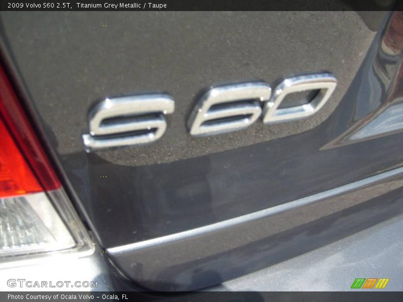 Titanium Grey Metallic / Taupe 2009 Volvo S60 2.5T