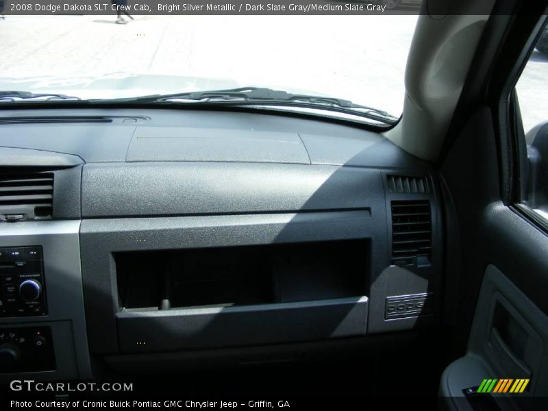Bright Silver Metallic / Dark Slate Gray/Medium Slate Gray 2008 Dodge Dakota SLT Crew Cab