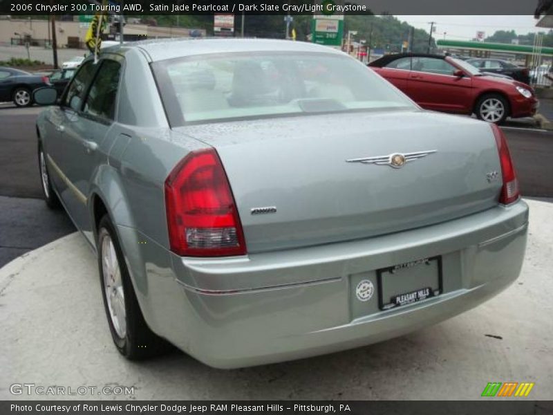 Satin Jade Pearlcoat / Dark Slate Gray/Light Graystone 2006 Chrysler 300 Touring AWD