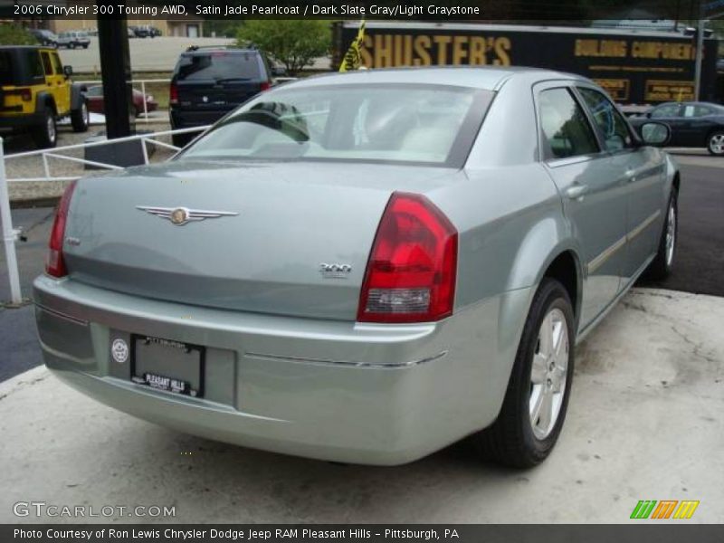 Satin Jade Pearlcoat / Dark Slate Gray/Light Graystone 2006 Chrysler 300 Touring AWD