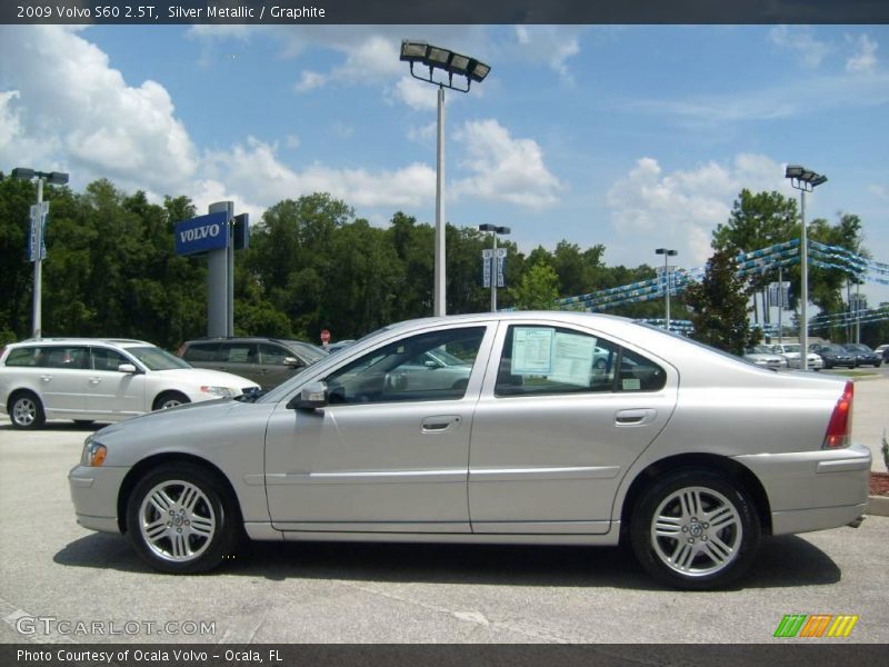 Silver Metallic / Graphite 2009 Volvo S60 2.5T
