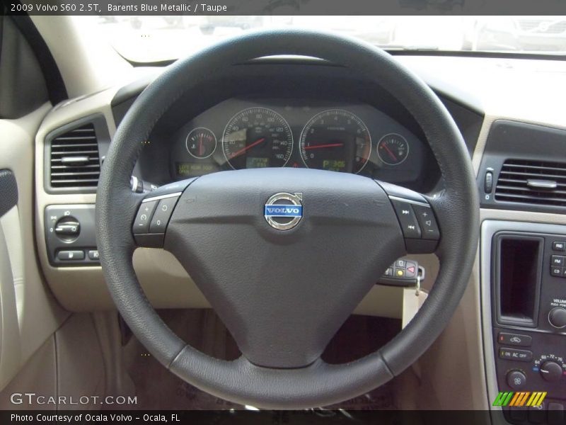 Barents Blue Metallic / Taupe 2009 Volvo S60 2.5T