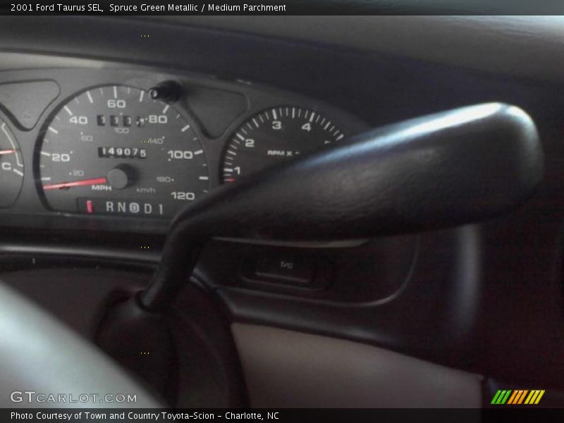 Spruce Green Metallic / Medium Parchment 2001 Ford Taurus SEL