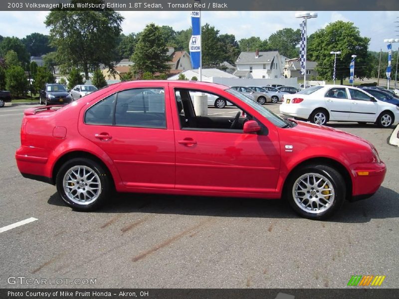 Tornado Red / Black 2003 Volkswagen Jetta Wolfsburg Edition 1.8T Sedan