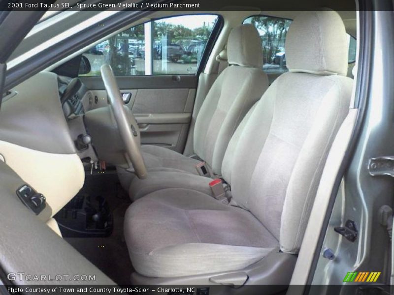 Spruce Green Metallic / Medium Parchment 2001 Ford Taurus SEL