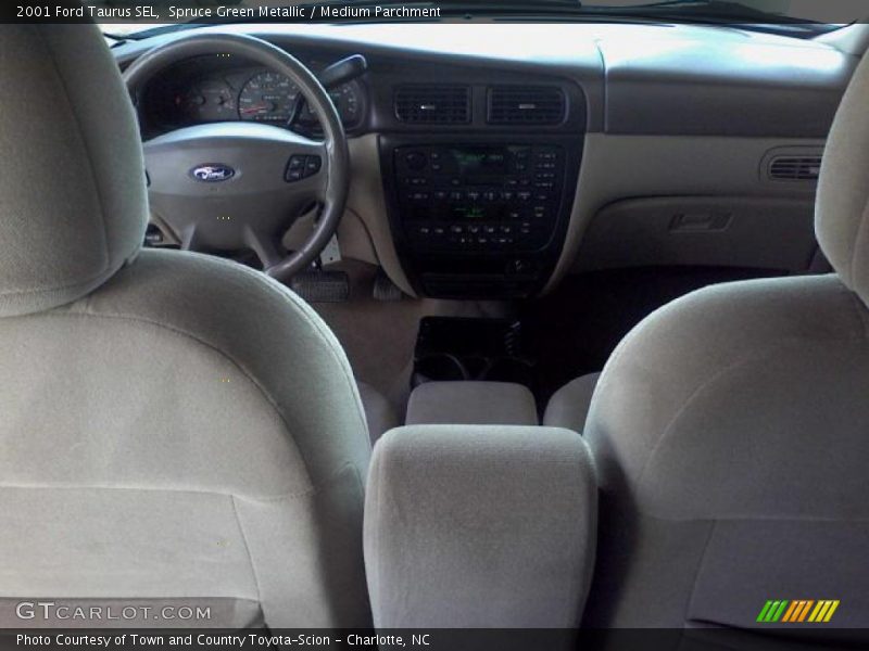 Spruce Green Metallic / Medium Parchment 2001 Ford Taurus SEL