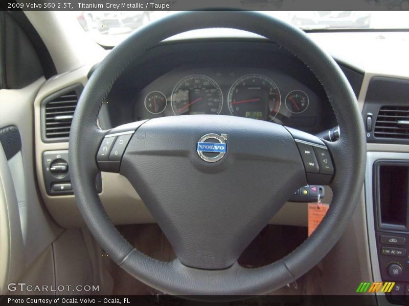 Titanium Grey Metallic / Taupe 2009 Volvo S60 2.5T