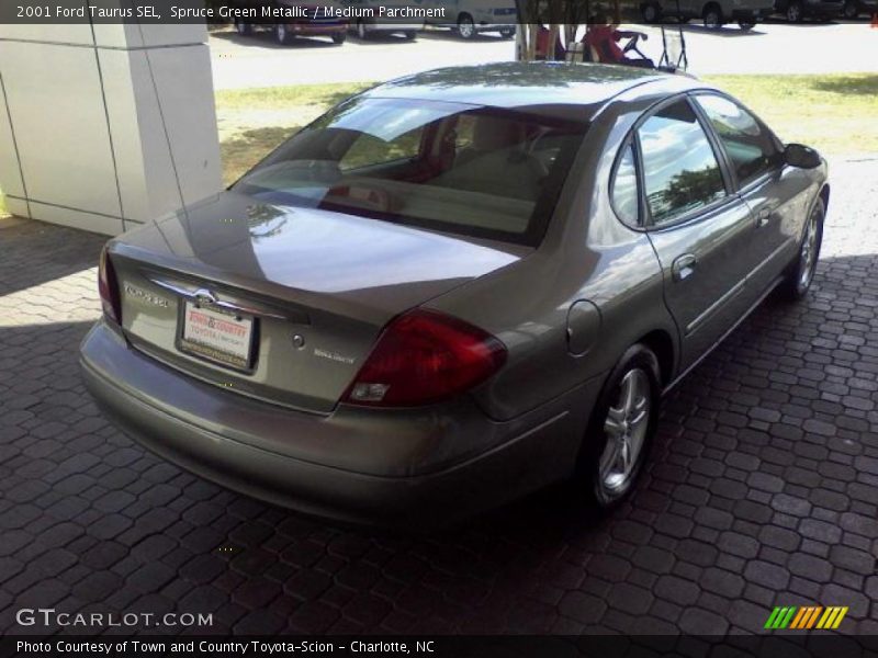 Spruce Green Metallic / Medium Parchment 2001 Ford Taurus SEL