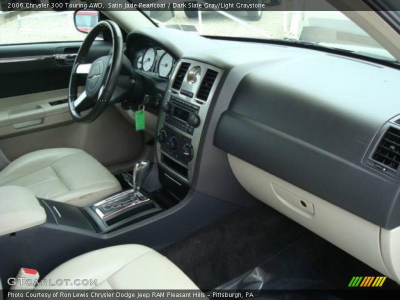 Satin Jade Pearlcoat / Dark Slate Gray/Light Graystone 2006 Chrysler 300 Touring AWD