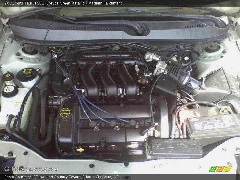 Spruce Green Metallic / Medium Parchment 2001 Ford Taurus SEL