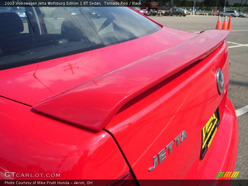Tornado Red / Black 2003 Volkswagen Jetta Wolfsburg Edition 1.8T Sedan