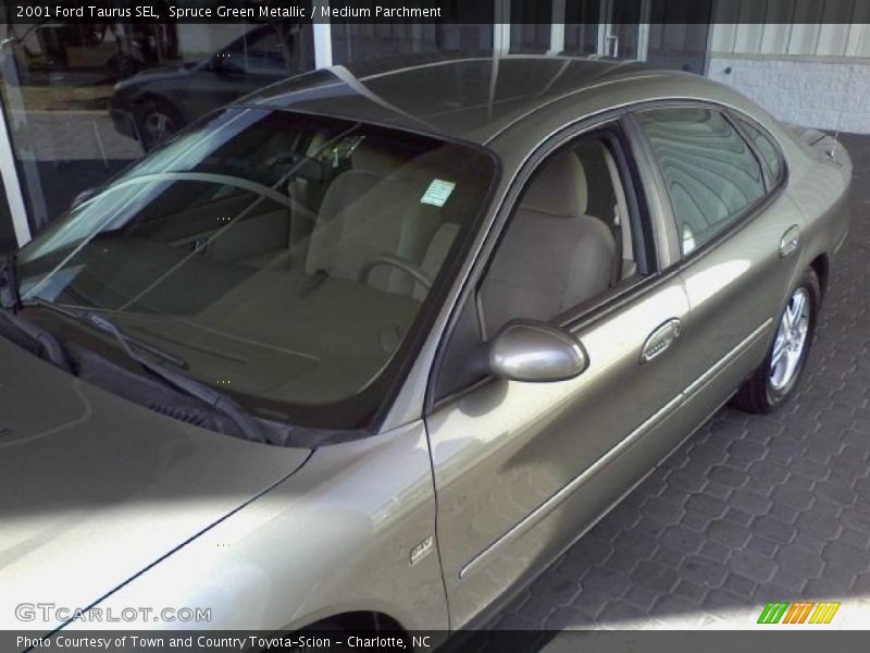 Spruce Green Metallic / Medium Parchment 2001 Ford Taurus SEL