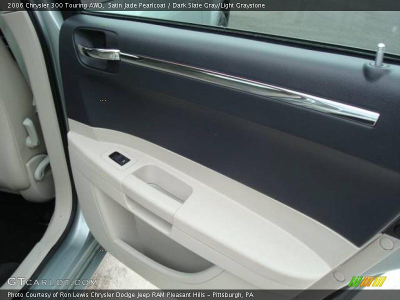 Satin Jade Pearlcoat / Dark Slate Gray/Light Graystone 2006 Chrysler 300 Touring AWD