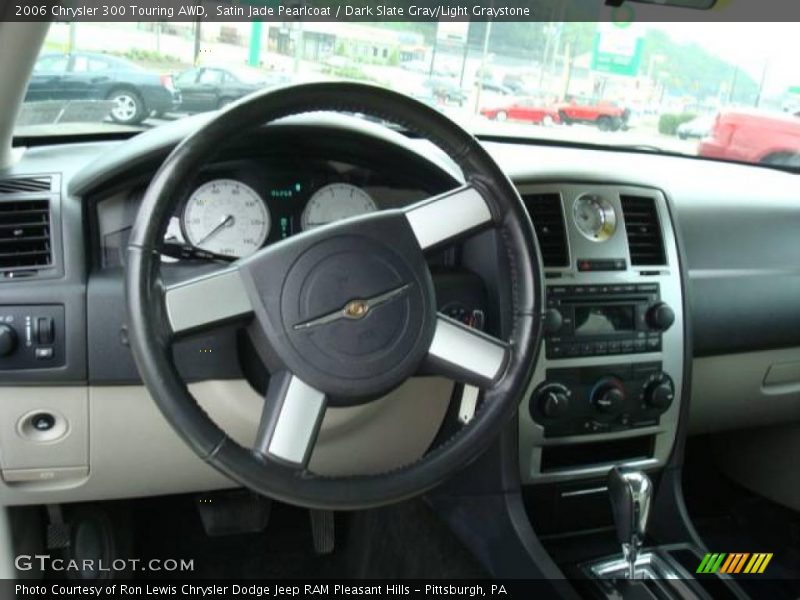 Satin Jade Pearlcoat / Dark Slate Gray/Light Graystone 2006 Chrysler 300 Touring AWD