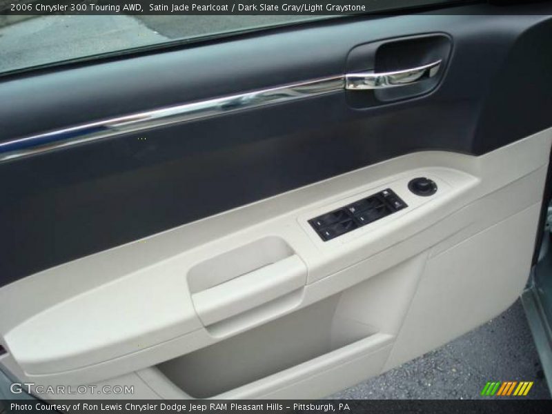 Satin Jade Pearlcoat / Dark Slate Gray/Light Graystone 2006 Chrysler 300 Touring AWD