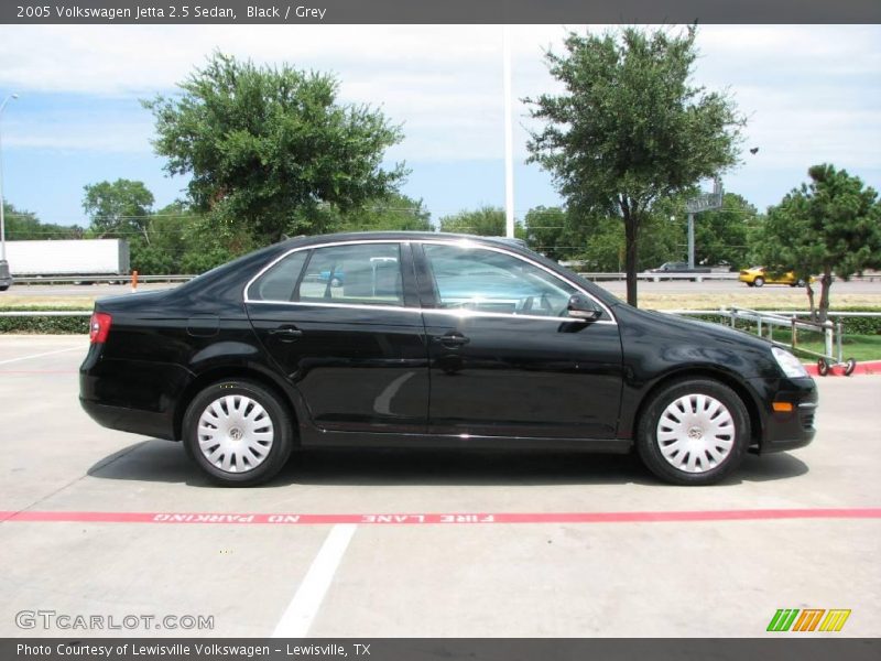 Black / Grey 2005 Volkswagen Jetta 2.5 Sedan