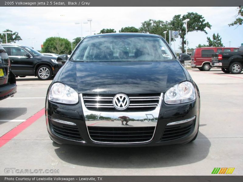 Black / Grey 2005 Volkswagen Jetta 2.5 Sedan