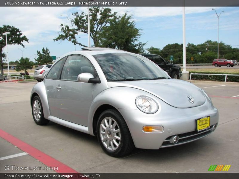 Reflex Silver Metallic / Grey 2005 Volkswagen New Beetle GLS Coupe