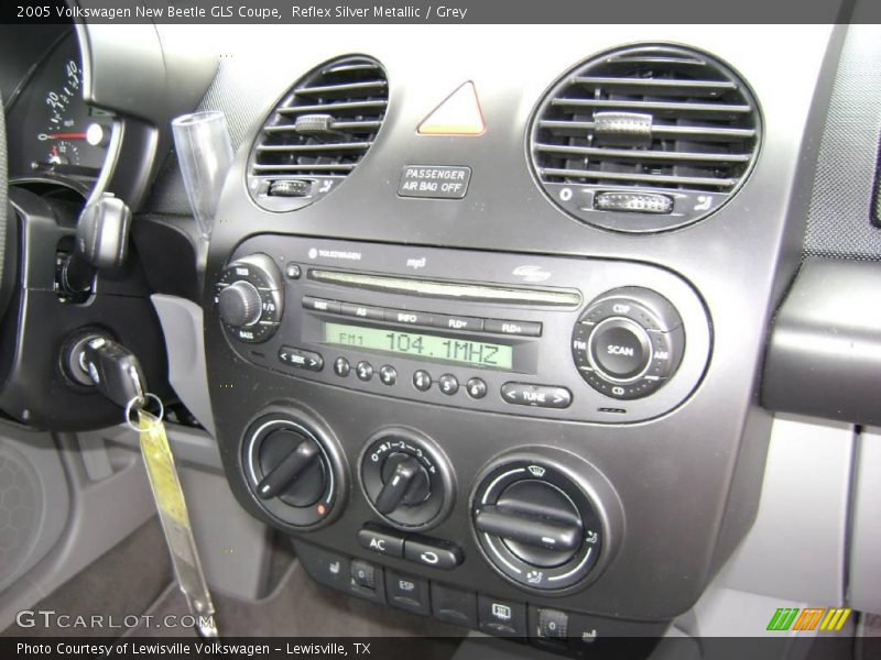 Reflex Silver Metallic / Grey 2005 Volkswagen New Beetle GLS Coupe