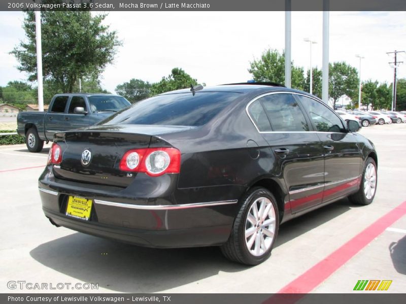 Mocha Brown / Latte Macchiato 2006 Volkswagen Passat 3.6 Sedan