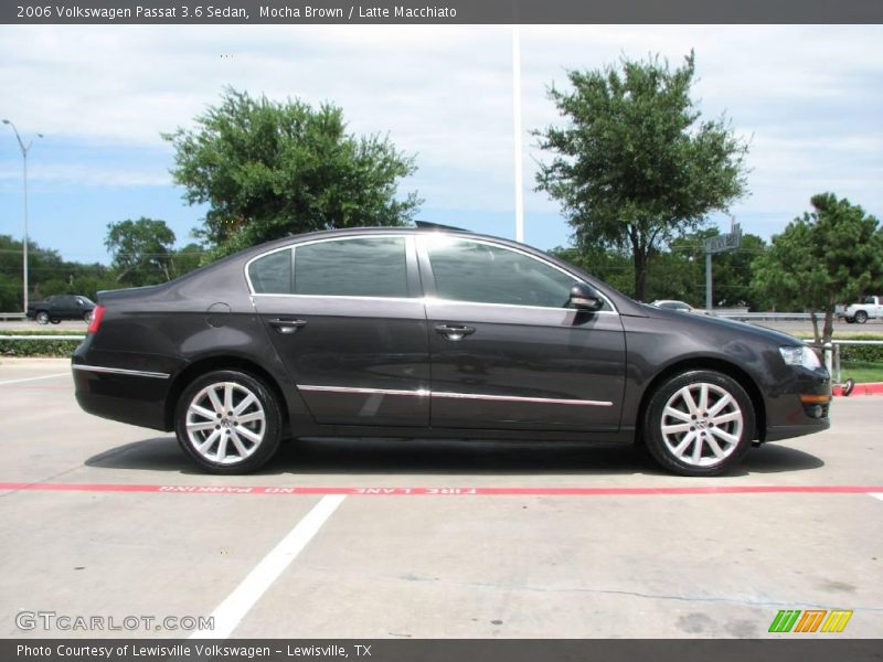 Mocha Brown / Latte Macchiato 2006 Volkswagen Passat 3.6 Sedan