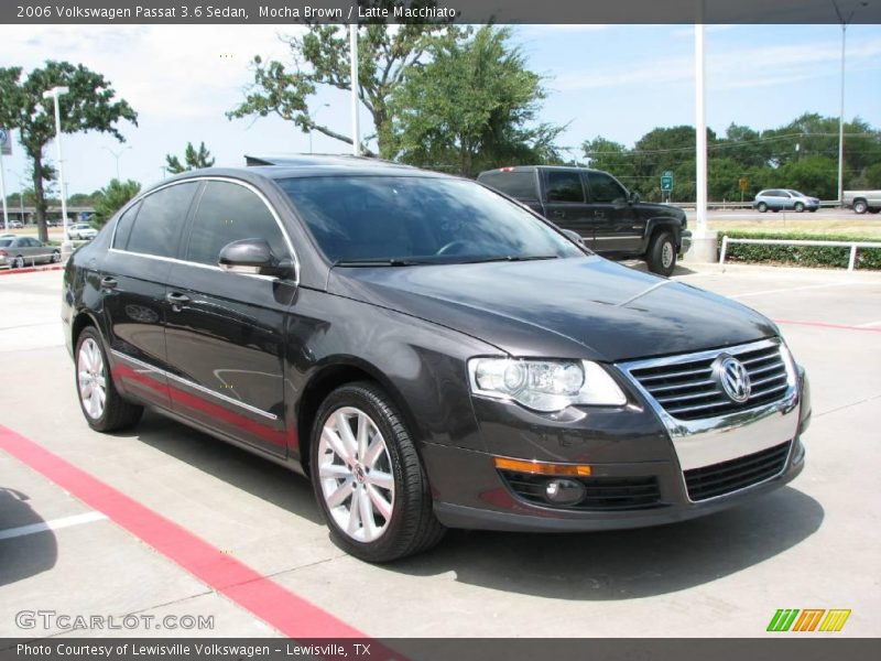 Mocha Brown / Latte Macchiato 2006 Volkswagen Passat 3.6 Sedan