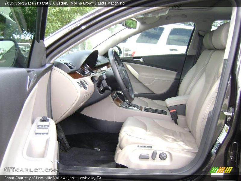 Mocha Brown / Latte Macchiato 2006 Volkswagen Passat 3.6 Sedan