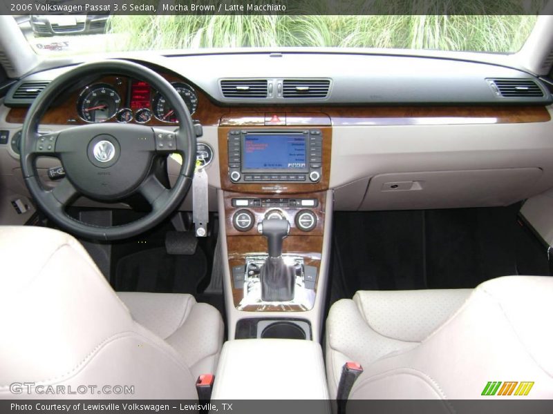 Mocha Brown / Latte Macchiato 2006 Volkswagen Passat 3.6 Sedan