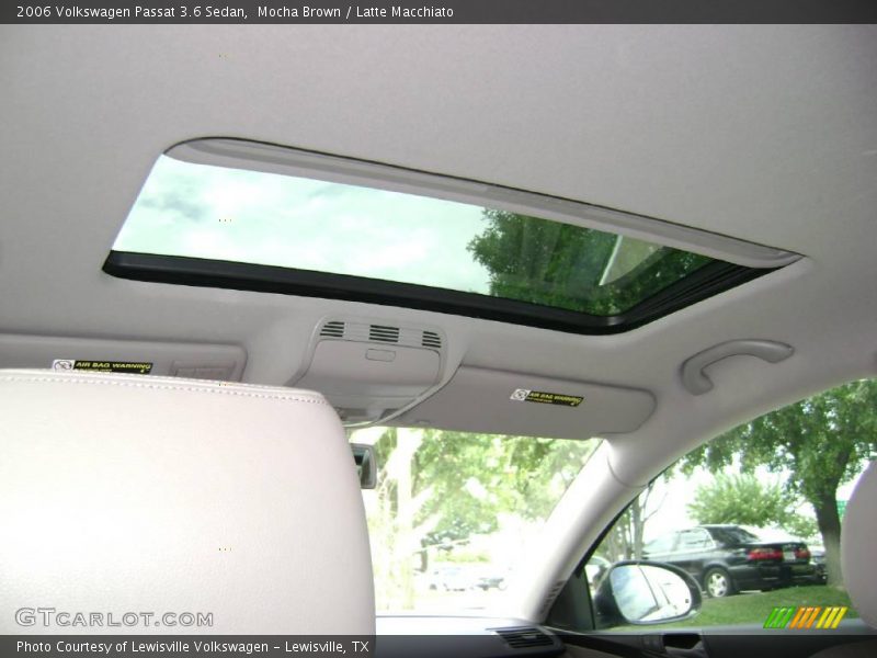 Mocha Brown / Latte Macchiato 2006 Volkswagen Passat 3.6 Sedan