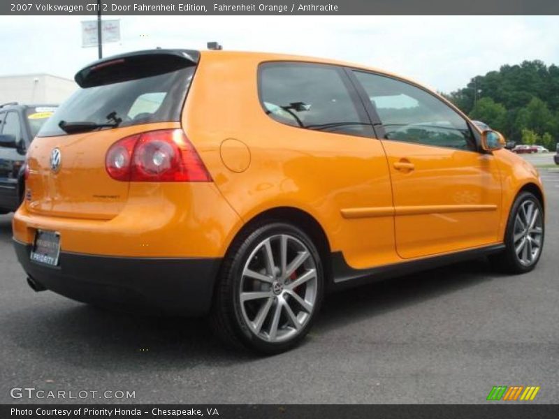 Fahrenheit Orange / Anthracite 2007 Volkswagen GTI 2 Door Fahrenheit Edition