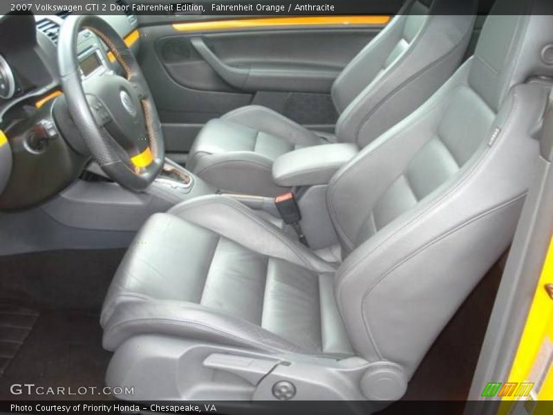 Fahrenheit Orange / Anthracite 2007 Volkswagen GTI 2 Door Fahrenheit Edition