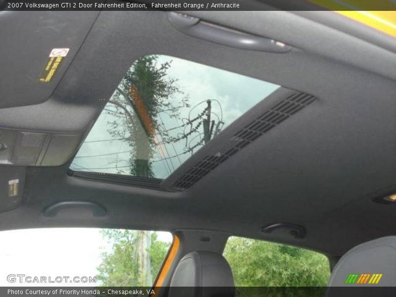 Fahrenheit Orange / Anthracite 2007 Volkswagen GTI 2 Door Fahrenheit Edition