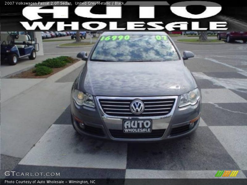 United Grey Metallic / Black 2007 Volkswagen Passat 2.0T Sedan
