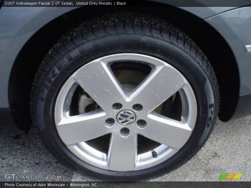 United Grey Metallic / Black 2007 Volkswagen Passat 2.0T Sedan