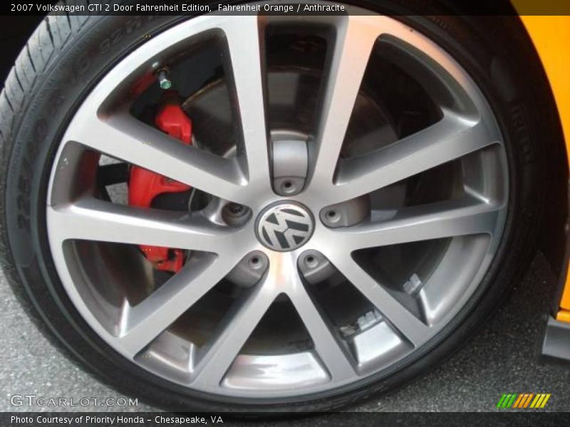 Fahrenheit Orange / Anthracite 2007 Volkswagen GTI 2 Door Fahrenheit Edition
