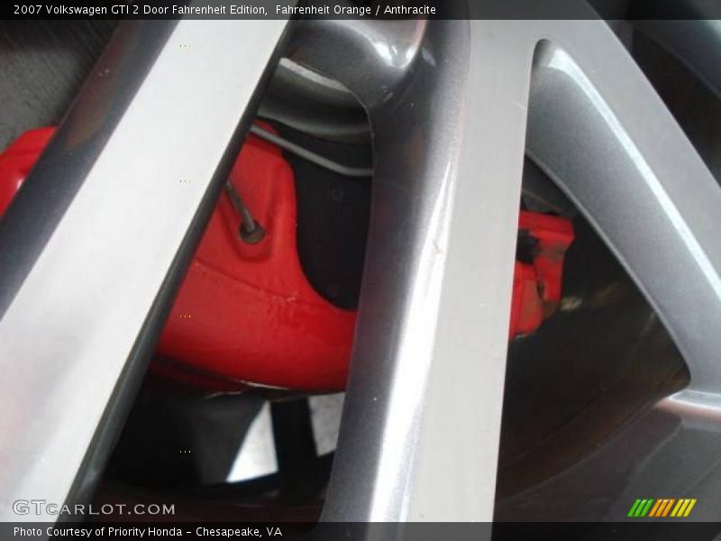 Fahrenheit Orange / Anthracite 2007 Volkswagen GTI 2 Door Fahrenheit Edition
