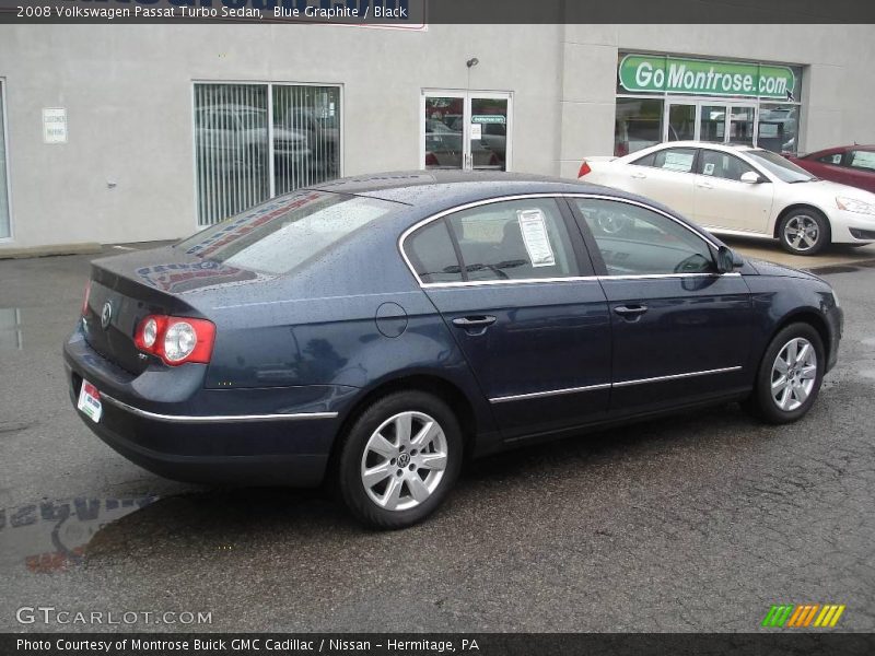 Blue Graphite / Black 2008 Volkswagen Passat Turbo Sedan