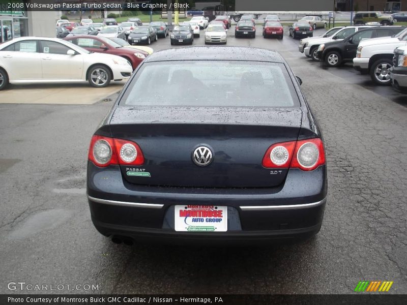 Blue Graphite / Black 2008 Volkswagen Passat Turbo Sedan