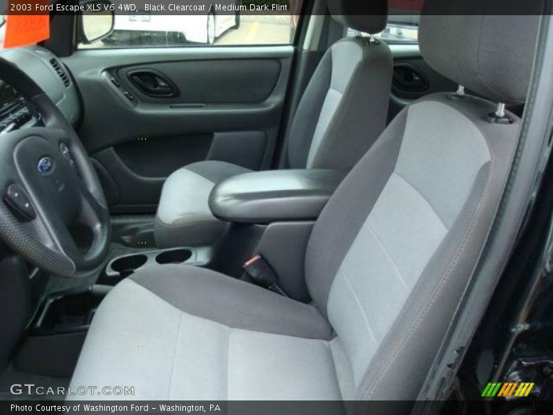 Black Clearcoat / Medium Dark Flint 2003 Ford Escape XLS V6 4WD