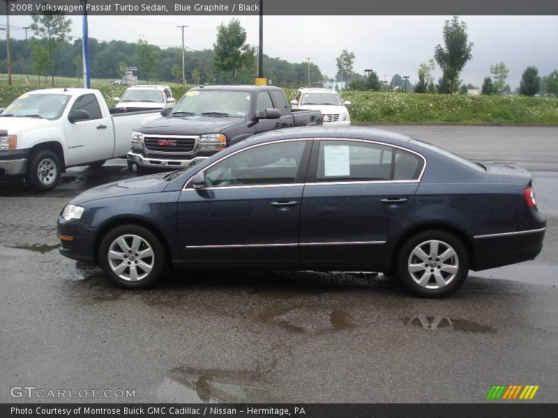 Blue Graphite / Black 2008 Volkswagen Passat Turbo Sedan