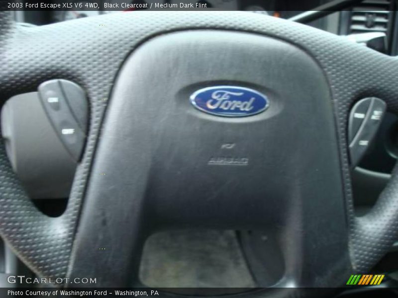 Black Clearcoat / Medium Dark Flint 2003 Ford Escape XLS V6 4WD