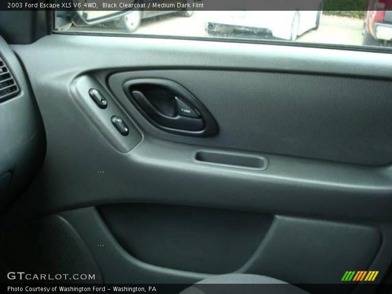 Black Clearcoat / Medium Dark Flint 2003 Ford Escape XLS V6 4WD