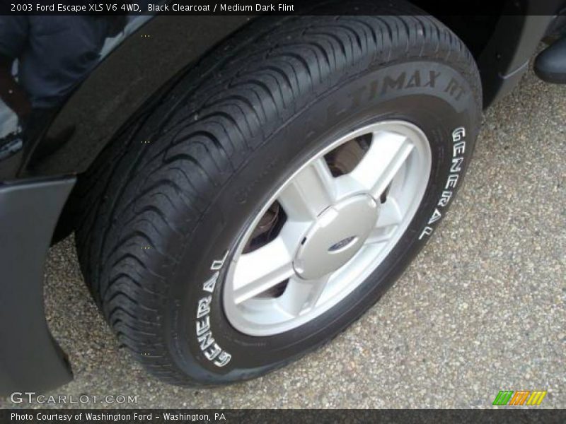 Black Clearcoat / Medium Dark Flint 2003 Ford Escape XLS V6 4WD