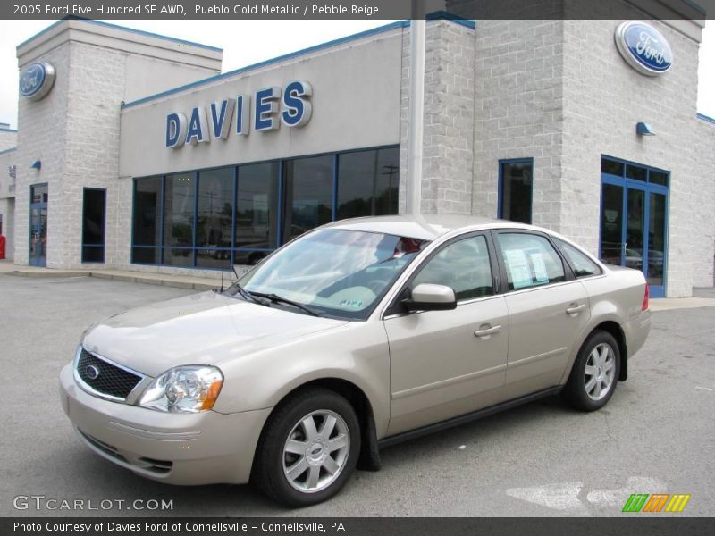 Pueblo Gold Metallic / Pebble Beige 2005 Ford Five Hundred SE AWD