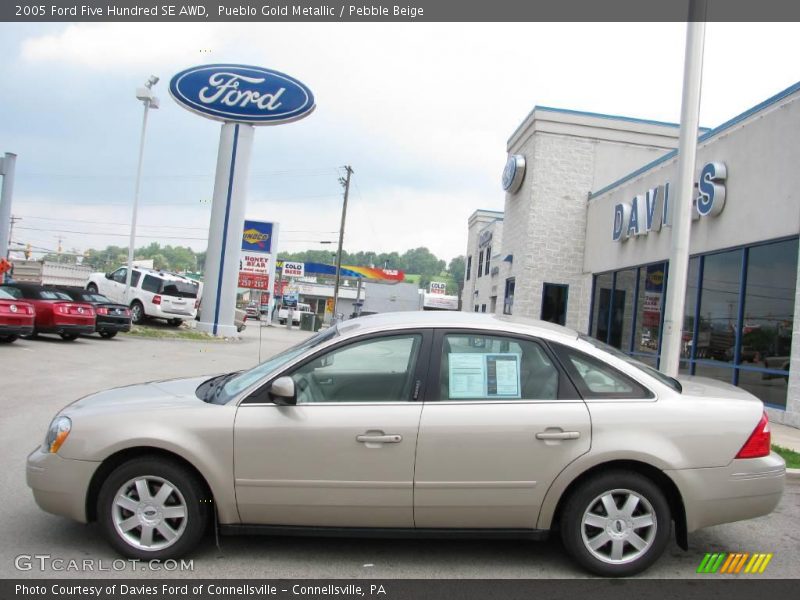 Pueblo Gold Metallic / Pebble Beige 2005 Ford Five Hundred SE AWD